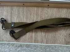 Écharpe de transport de fusil originale Mosin Nagant toile kaki cuir...