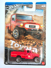 MINIATURE HOT WHEELS 1/64 TOYOTA LAND CRUISER HW TOYOTA SILVER SERIES