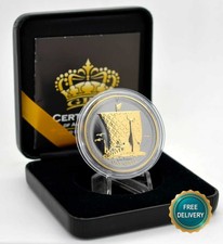 2025 1OZ Silver Noble Ship Isle Man Black Empire 24kt Gold gilded ONLY 500pc 115