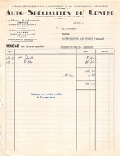 1960 PIECES DETACHEES POUR L AUTOMOBILE ET LA CONSTRUCTION MECANIQUE AUTO SP