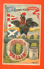 NEUFCHATEL-EN-BRAY ( 76 ) CPA / LAIT GALLIA / HUGO D' ALÉSI / PUBLICITÉ