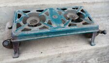 E6 Réchaud à essence double feu tôle émaillée MANUFRANCE ST ETIENNE