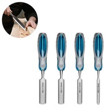 Jeu de 4 ciseaux à bois avec