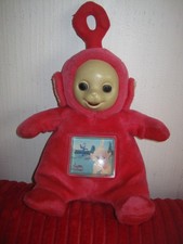 PELUCHE TÉLÉTUBBIES ROUGE DESSINS ANIMÉS ENFANT..ANGLAIS 1997 33 CM