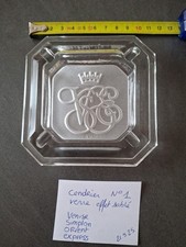 Cendrier Venise Simplon ORIENT EXPRESS en verre effet sablé 