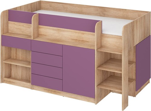 Lit avec commode - lit, bureau