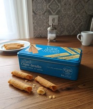 Boîte Métal Vintage Crêpes Dentelles de Quimper, Bretagne France, Collection