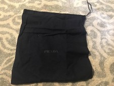 PRADA Navy Cotton Dust Bag