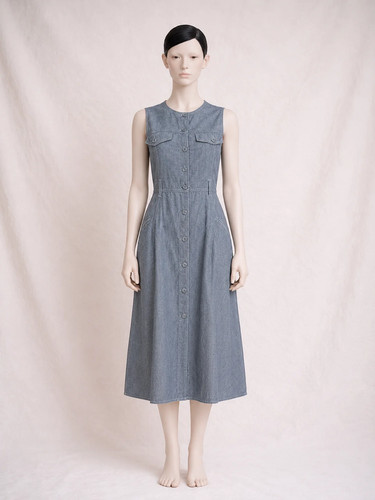 Cacharel robe chemise denim - robe,