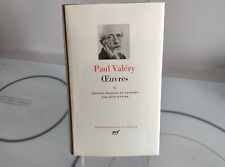 PLEIADE Paul Valéry oeuvres