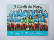 Platini Equipe France Crédit Nord Rocheteau Six Janvion Bossis Tigana MONDIAL 86