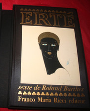 ERTE Texte de Roland BARTHES  Franco Maria Ricci 1975 Exemplaire N° 1692