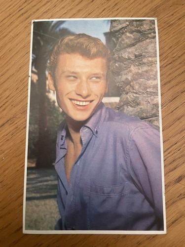 Carte postal johnny hallyday - postal,