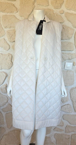 Veste sans manches blanche
