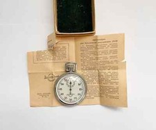 Antique collectable stopwatch from the Soviet era from 1950