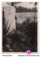 CHÂLONS (51) 1933, ALBERT LEBRUN SUR LA TOMBE DE LÉON BOURGEOIS  -U292