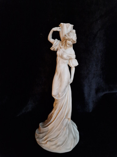 Bougeoir art nouveau femme - nouveau, en