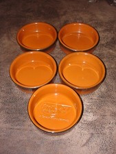 Ensemble de 5 petits ramequins allant au four "Étoile du Vercors"