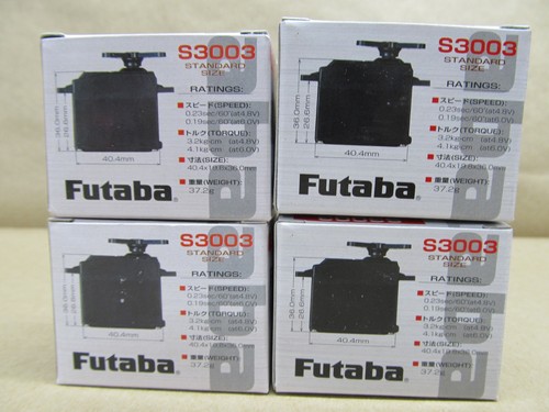 Four new futaba s3003 - ,