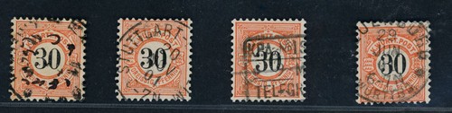Wurtemberg lot michel numéro - wurtemberg,