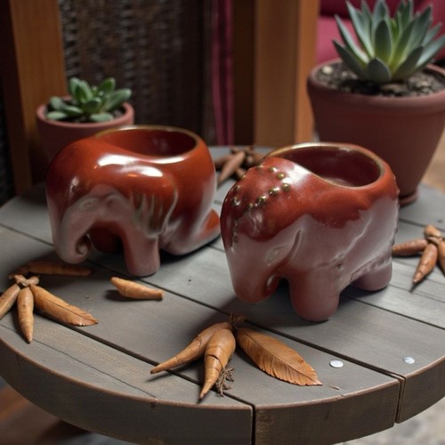 Elephant tealight candle - elephant,