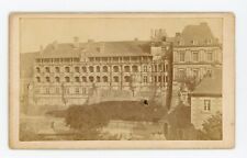 CDV PHOTO photographie vintage GATINEAU Orléans 1869, BLOIS façades