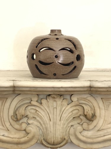 Vase vintage pied lampe - vase,