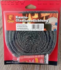 Joint d'étanchéité Ø 12mm pour les portes de poêle , insert  bois granulé pellet