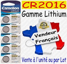 Piles boutons au choix : CR2016 ou CR2032 CR2025 CR1620 CR2430 CR2450 Lithium 3V