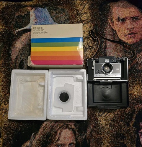Vintage polaroid model 195 - model,