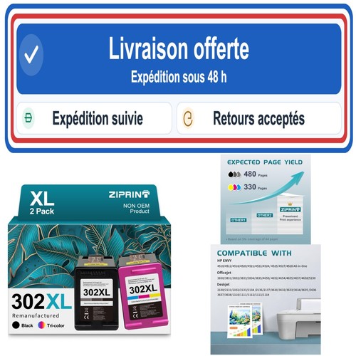 Ziprint 302xl cartouches - 302xl,