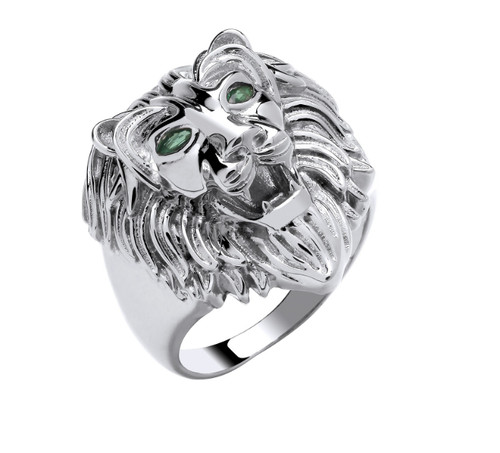 Bague tête lion - bague, en