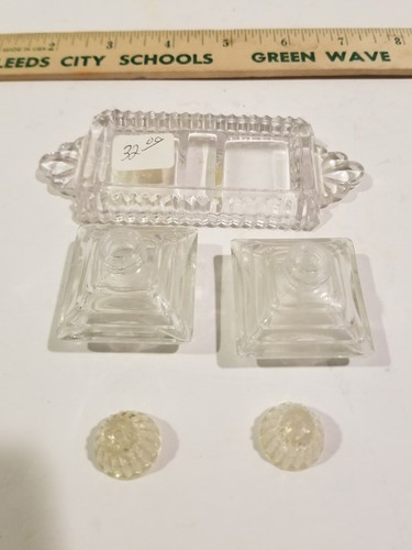 Pair short glass - short, and