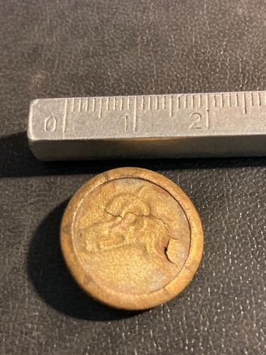 Bouton venerie chasse - bouton, tete