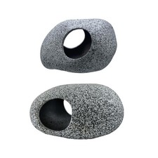 Aquariums Hideaway Rock Rest Aménagement paysager Aquariums à deux trous