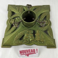 ➜JOLI PIED/SOCLE/SUPPORT de sapin de Noël ou arbre en fonte carré Ø6cm 1,820kg