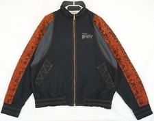 Veste de survêtement noire vintage Reebok Blacktop années 90 fermeture éclair...