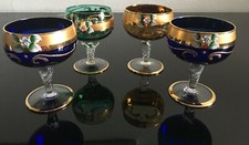 ANCIEN 4 VERRE DE MURANO ITALY