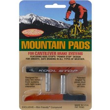 Plaquettes de frein Kool-Stop C1 pour freins en porte-à-faux VTT noir/saumon ...