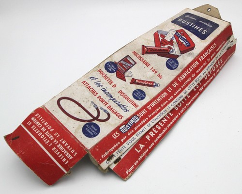 Boite vide rustine - rustine, vintage