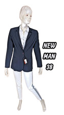 Valeur 165 € New Man Taille 38 NEUF Superbe veste blazer tailleur femme gris bl
