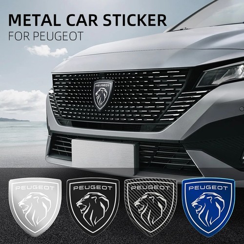 Badge logo métal peugeot - badge,