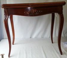 Table à jeu en acajou plateau