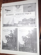 BLERIOT Aéronautique + parfum d'ORSAY + LANCEL + phare ASTRA ILLUSTRATION 1913