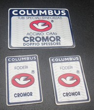 COLUMBUS CROMOR ORIGINAL Bicycle Frame Tubing STICKER NOS
