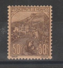 1919 Monaco Pro Orphelins De Guerre 1 Val. Unif. N°31 Mlh MF77477