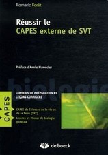 Réussir le CAPES externe de