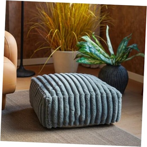 Unstuffed pouf ottoman cover - unstuffed,