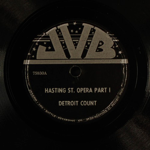 Detroit count single vinyle - detroit,