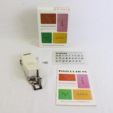 Vintage 1969 Singer Monogrammeur Modèle 172156 Manque D'Accessoires